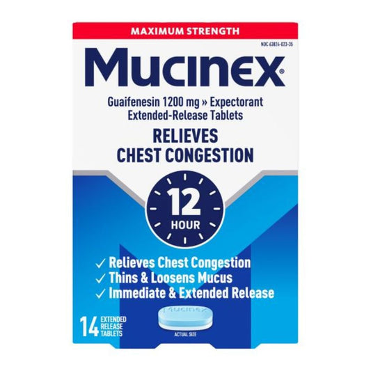 Mucinex SE - Max Strength Extended Release Bi-Layer Tablets
