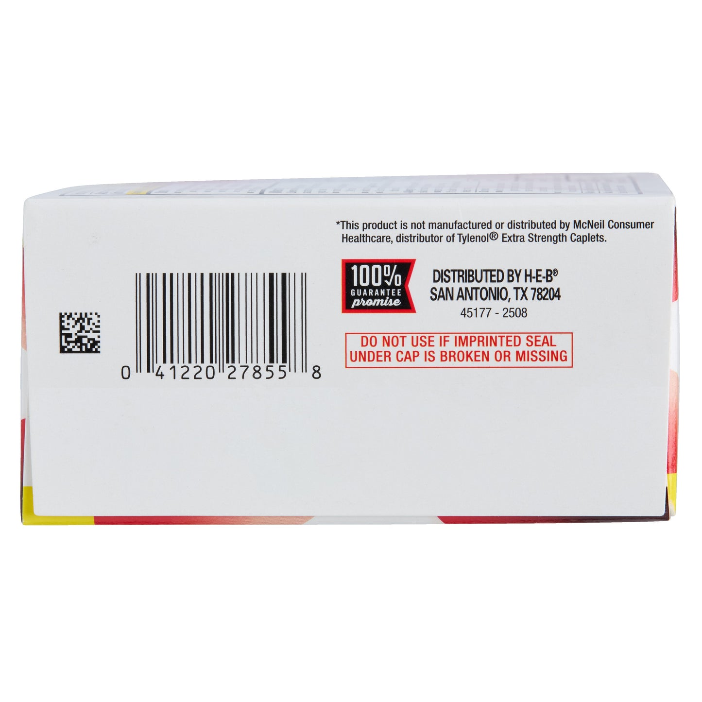 H-E-B Acetaminophen Fever & Pain Relief Caplets – 500 mg Twin Pack