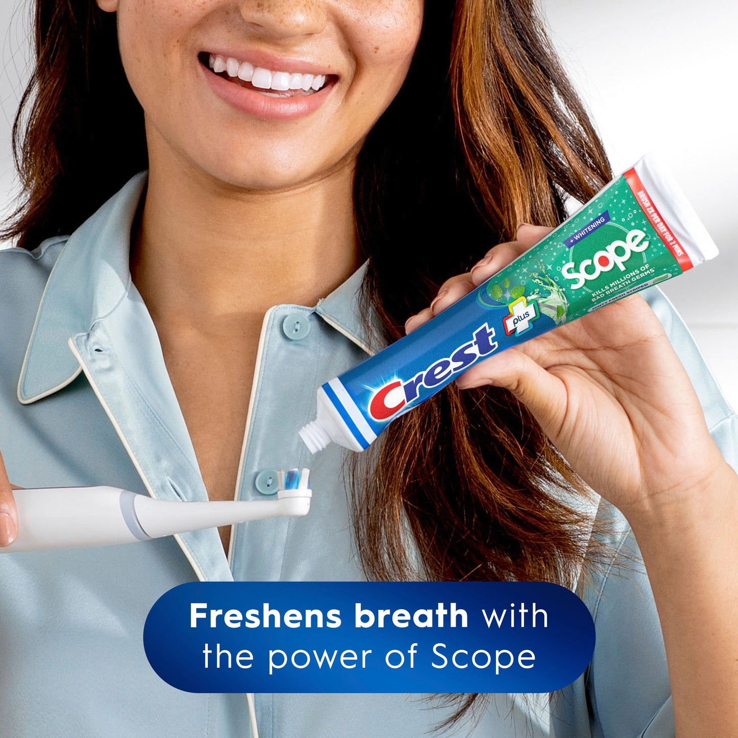 Crest Complete + Scope Whitening Toothpaste - Minty Fresh Striped, 2 Pk