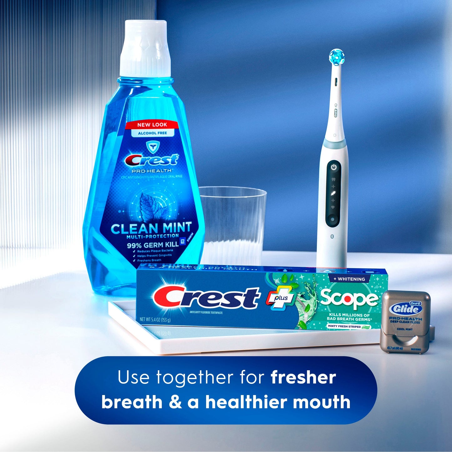 Crest Complete + Scope Whitening Toothpaste - Minty Fresh Striped, 2 Pk