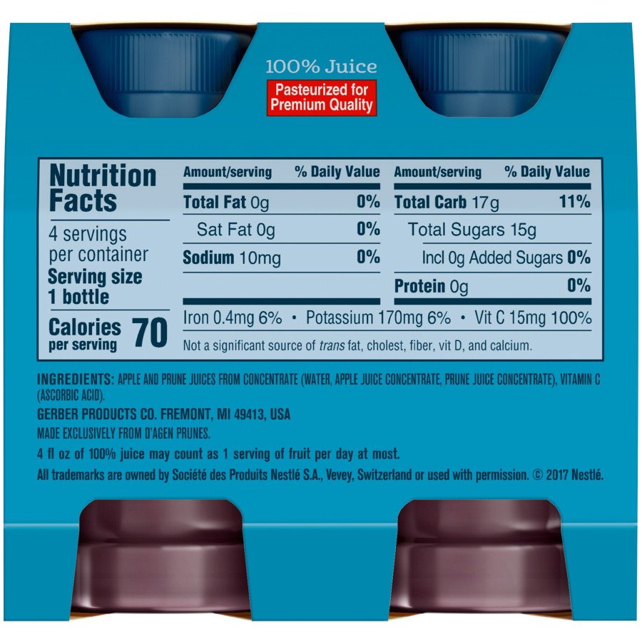 Gerber Fruit Juice - Apple Prune