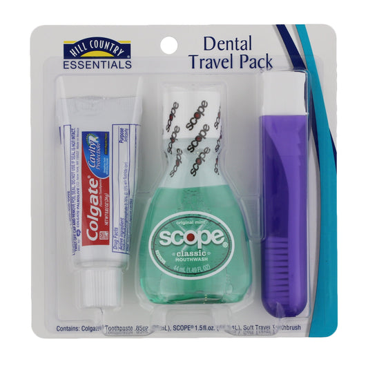 Hill Country Essentials Travel Size Dental Pack - Assorted