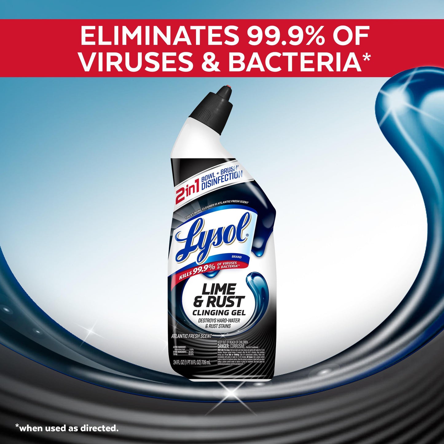 Lysol Toilet Bowl Cleaner - Lime & Rust Remover