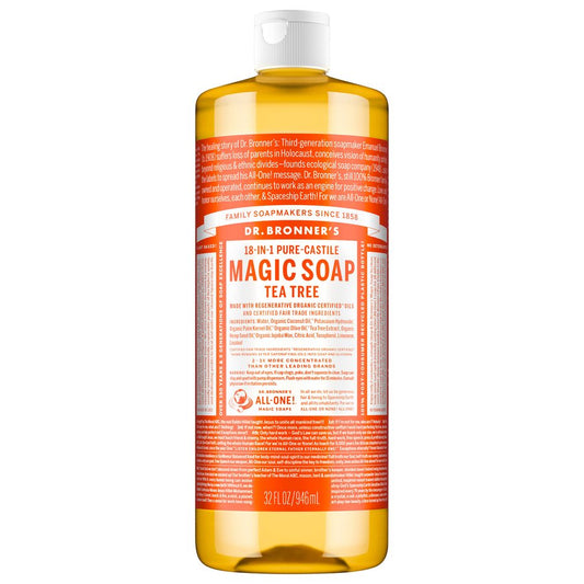 Dr. Bronner's 18-In-1 Pure-Castile Soap - Hemp Tea Tree