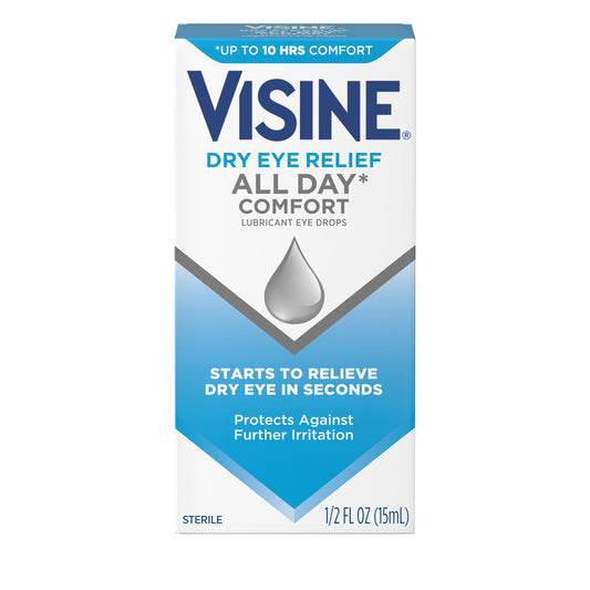 Visine Dry Eye Relief All Day Comfort Lubricant Drops