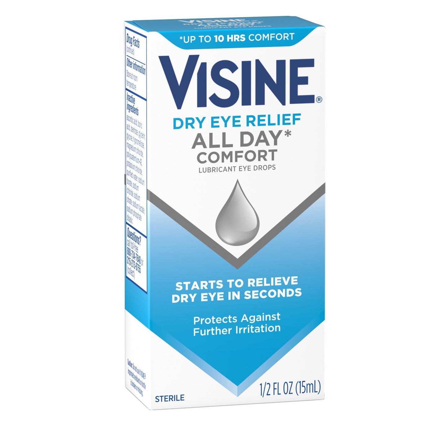Visine Dry Eye Relief All Day Comfort Lubricant Drops
