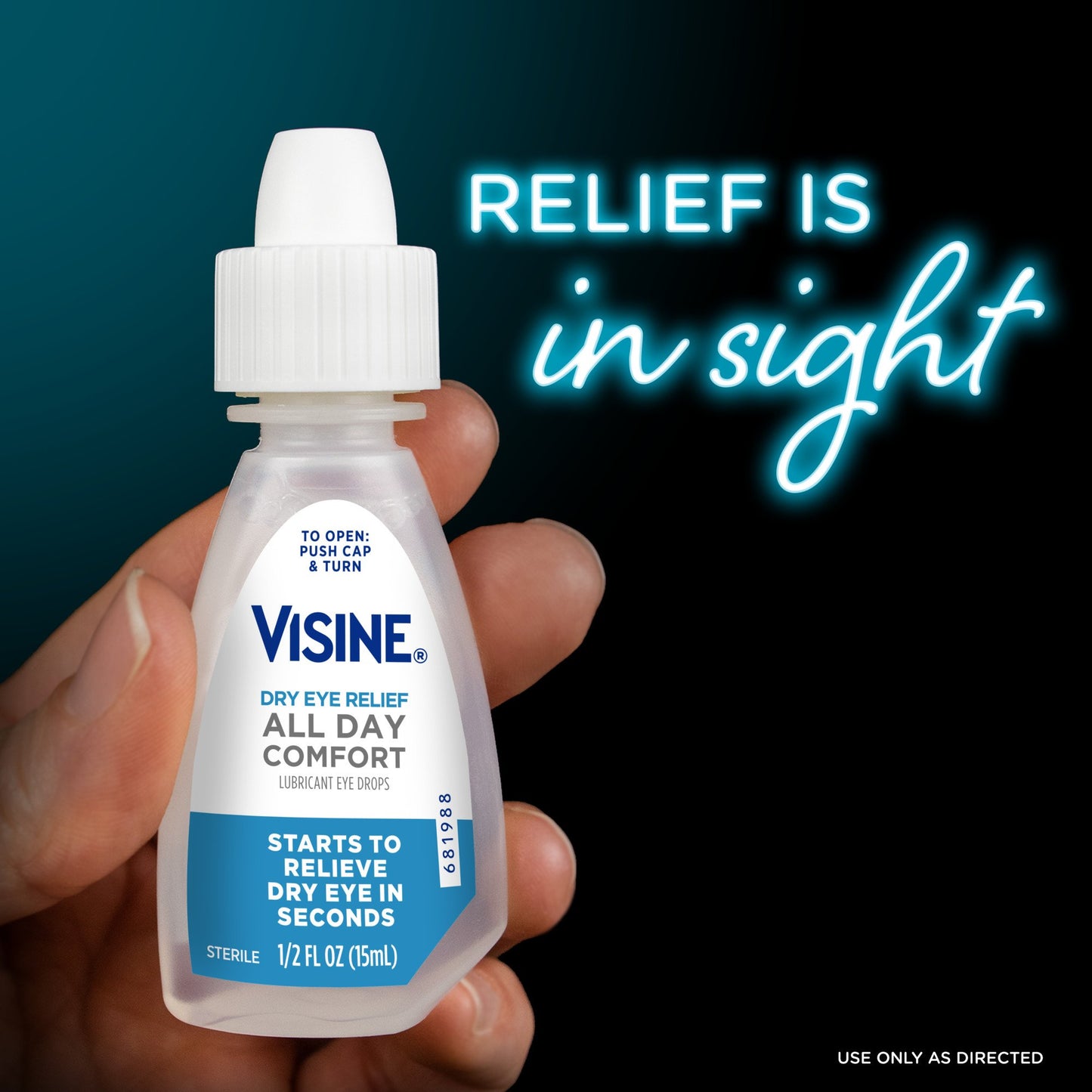 Visine Dry Eye Relief All Day Comfort Lubricant Drops