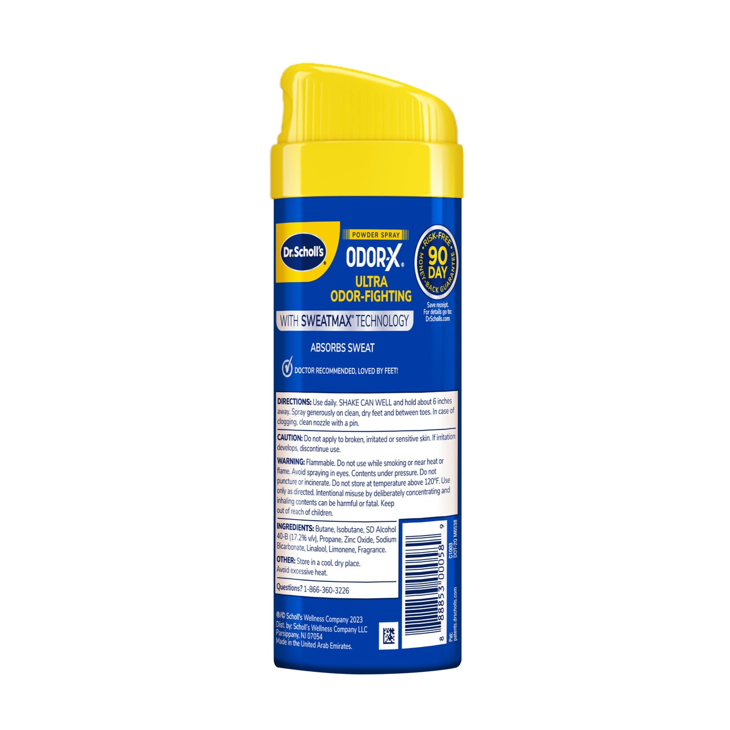 Dr. Scholl's Odor-X Ultra Odor-Fighting Powder Foot Spray