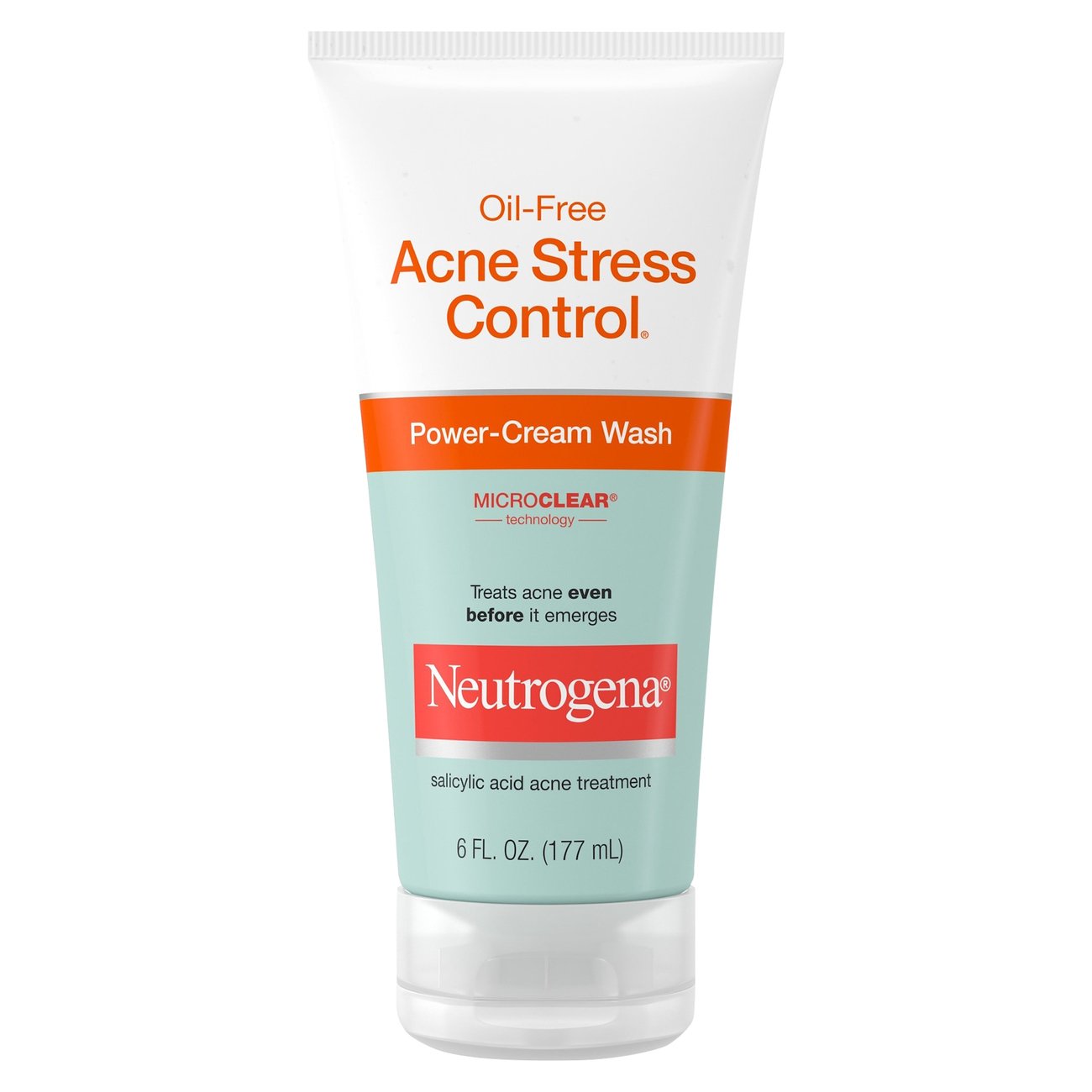 Neutrogena Oil-Free Acne Stress Control Power-Cream Face Wash