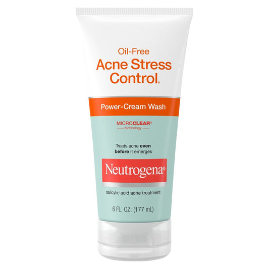 Neutrogena Oil-Free Acne Stress Control Power-Cream Face Wash