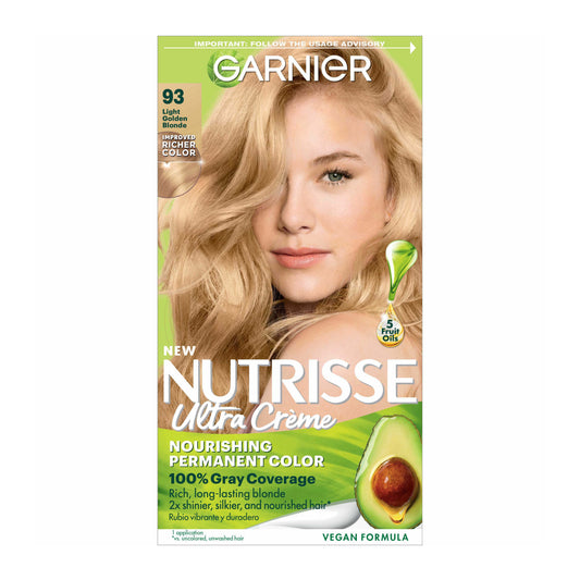 Garnier Nutrisse Nourishing Hair Color Creme - 93 Light Golden Blonde
