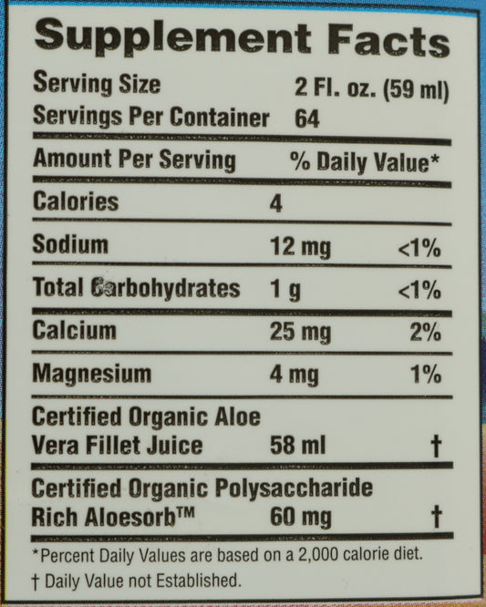 Lily Of The Desert Aloe Vera Juice Inner Fillet