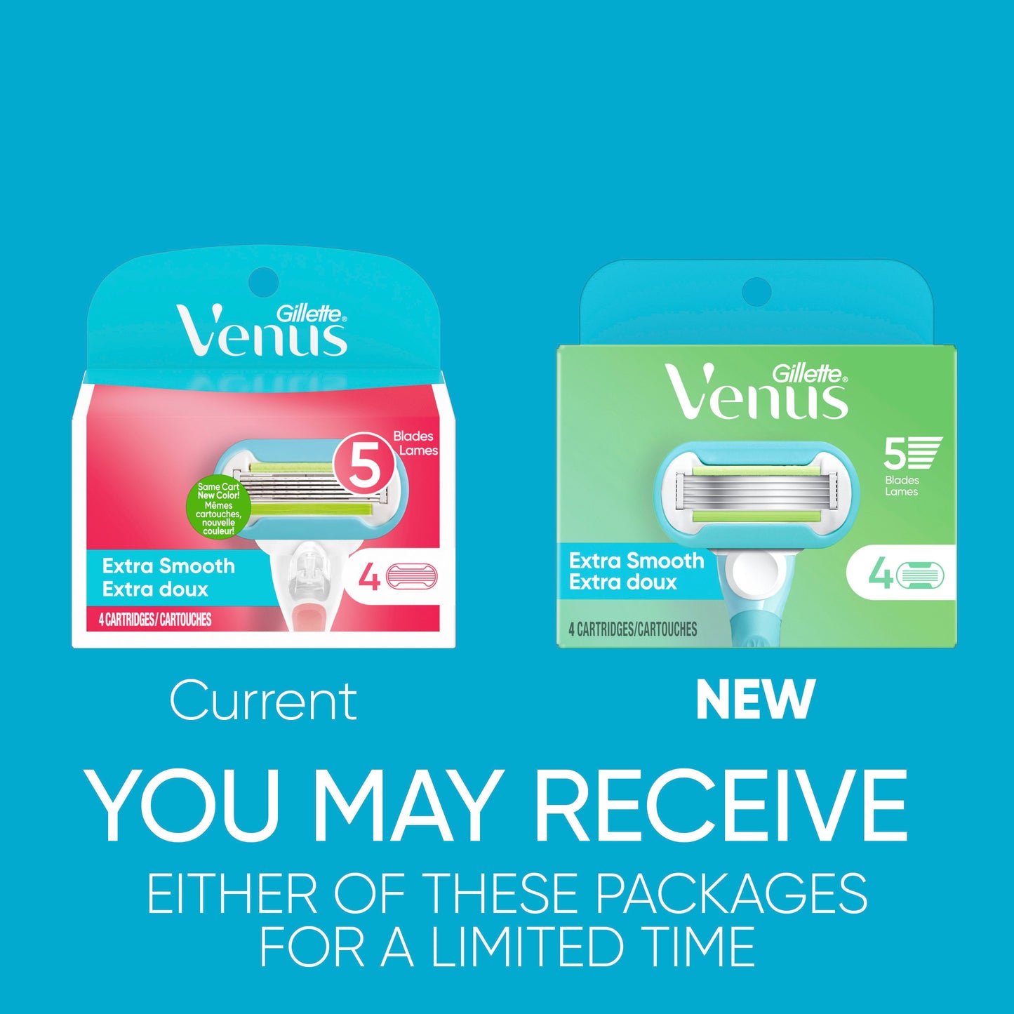 Gillette Venus Extra Smooth Women's Razor Blade Refills