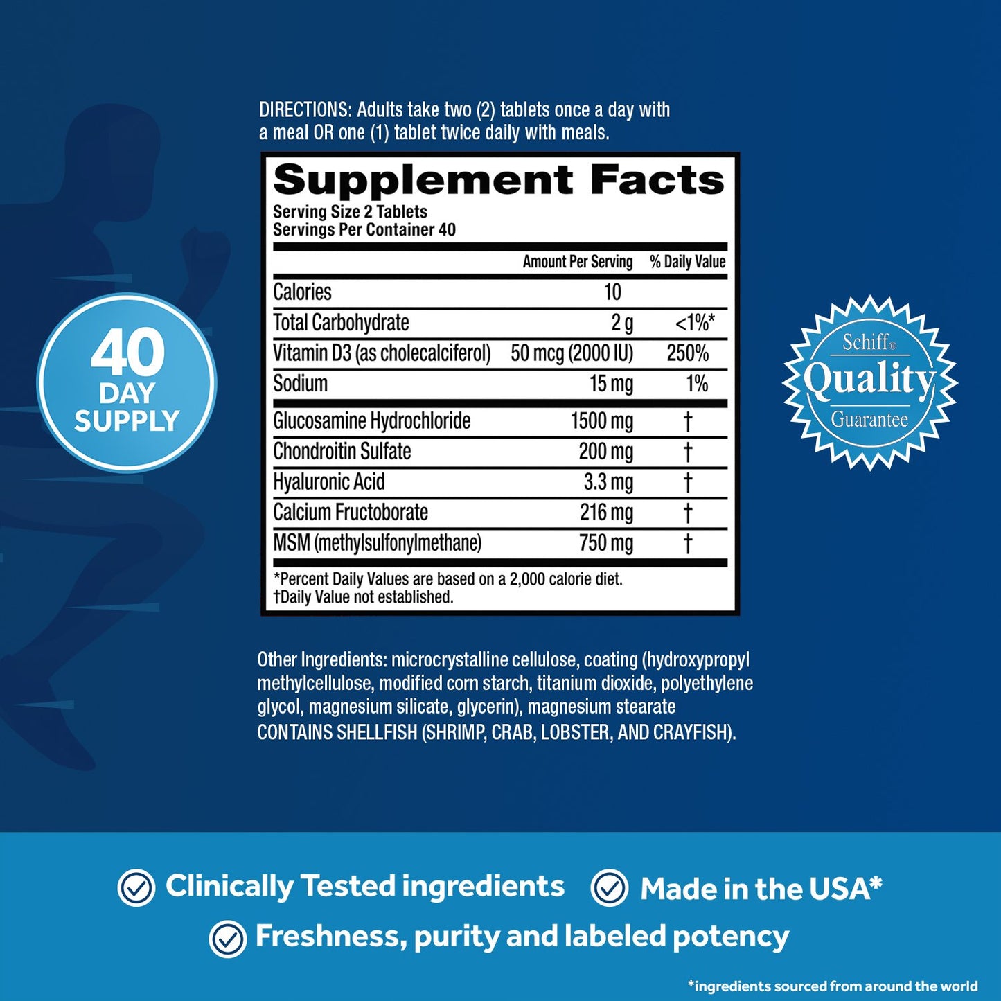 Move Free Advanced Plus MSM and Vitamin D3