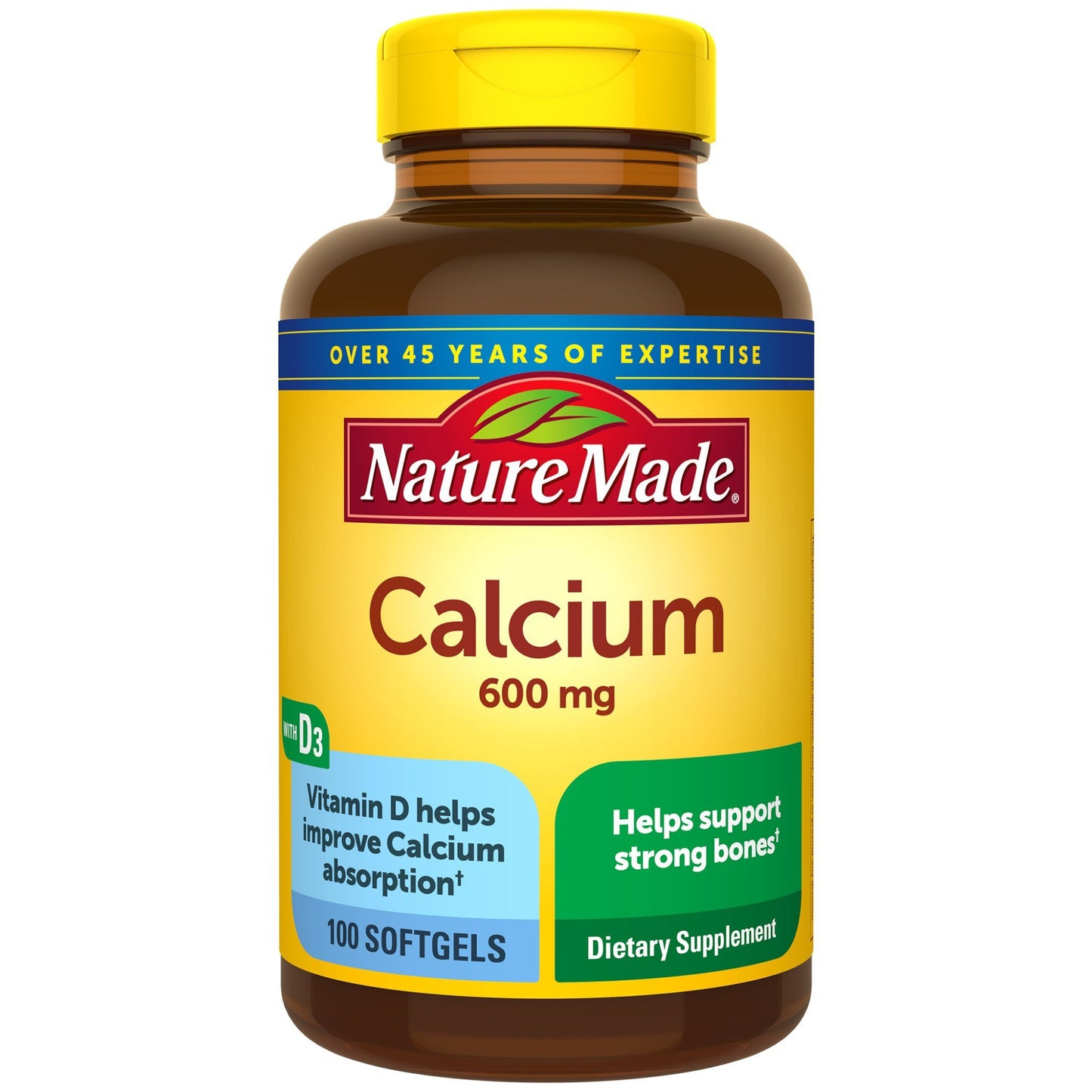 Nature Made Calcium 600 mg Liquid Softgels