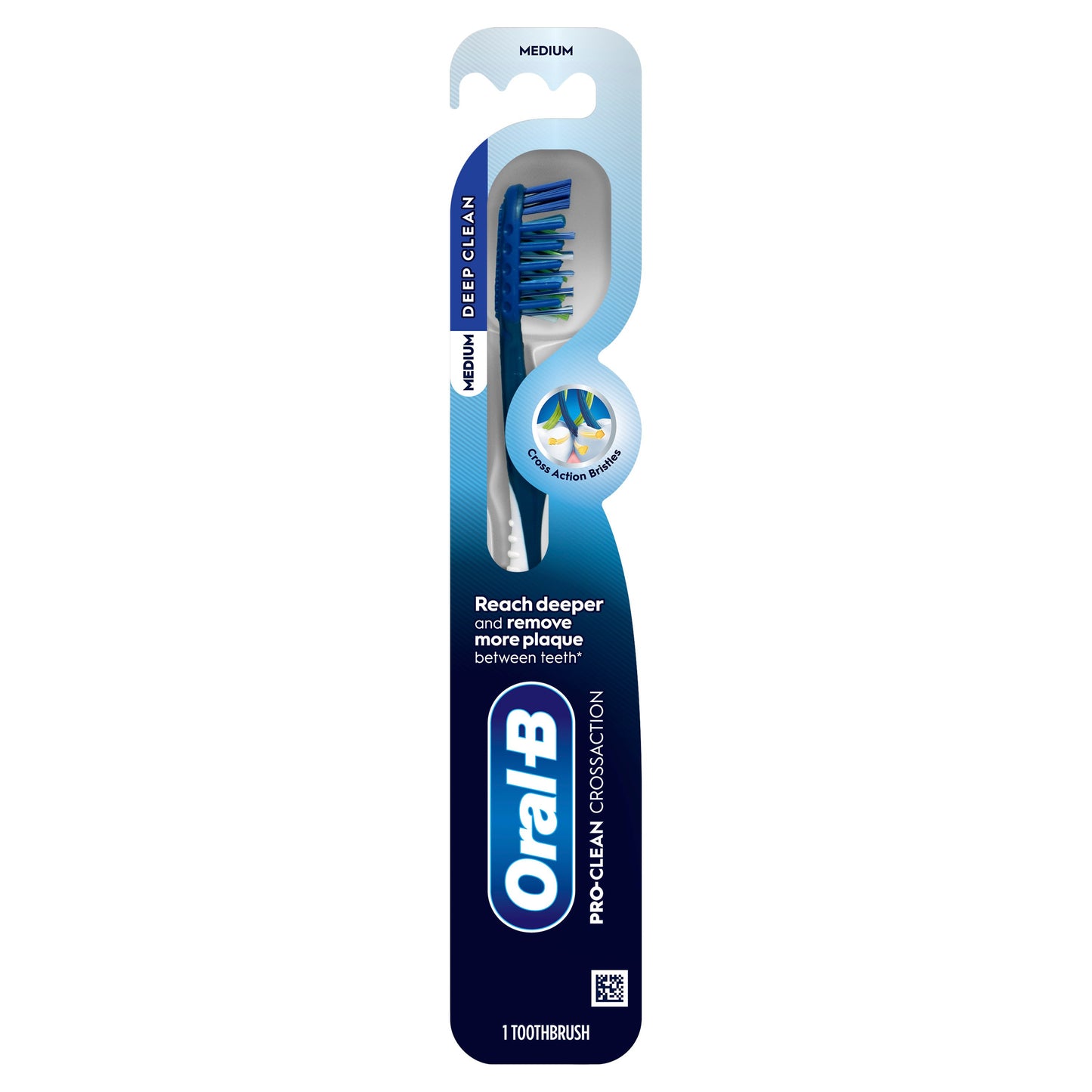 Oral-B Pro Clean Cross Action Toothbrush - Deep Plaque Removal