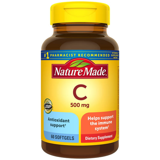 Nature Made Vitamin C 500 mg Liquid Softgels