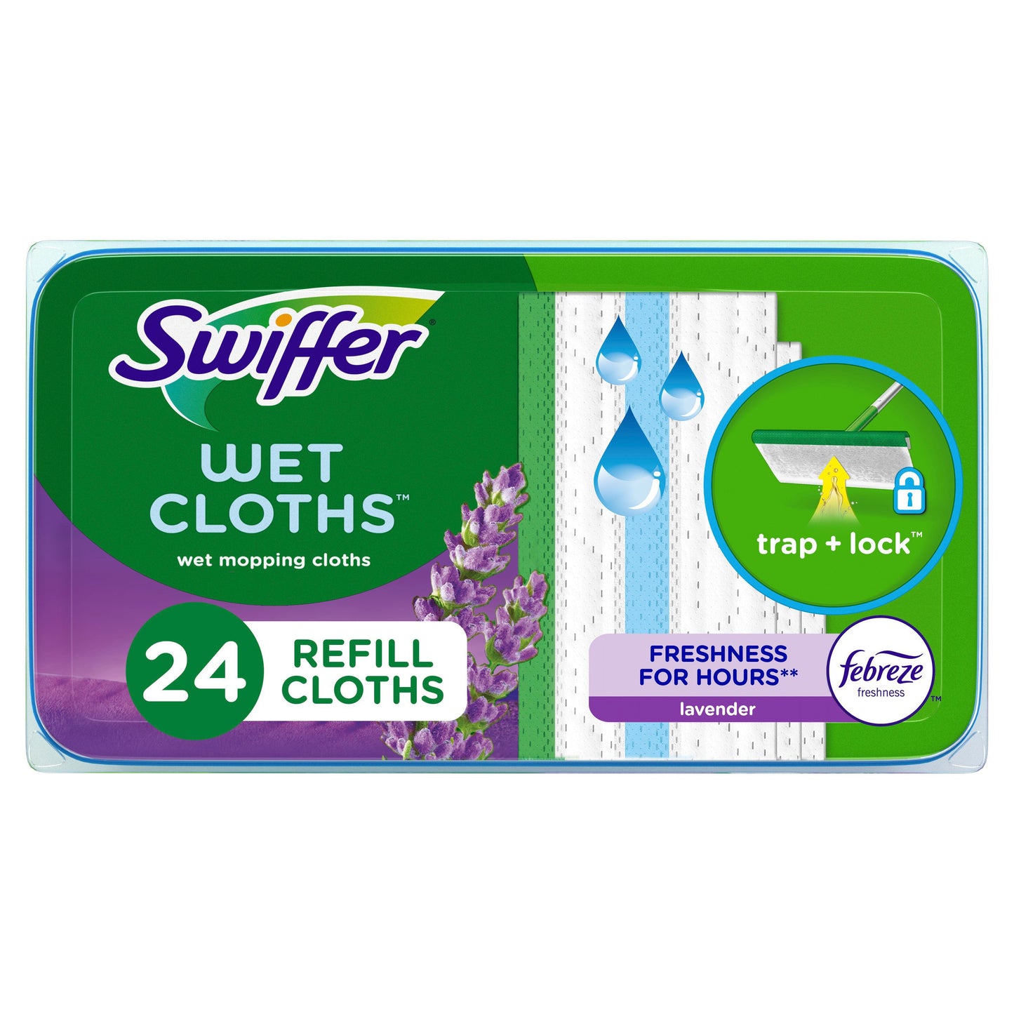 Swiffer Sweeper Lavender & Vanilla Wet Mopping Cloths