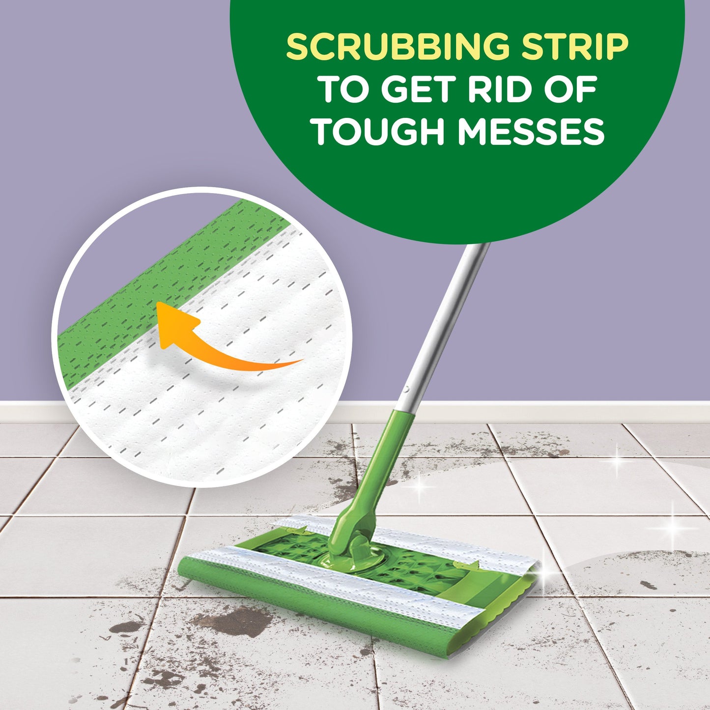 Swiffer Sweeper Lavender & Vanilla Wet Mopping Cloths