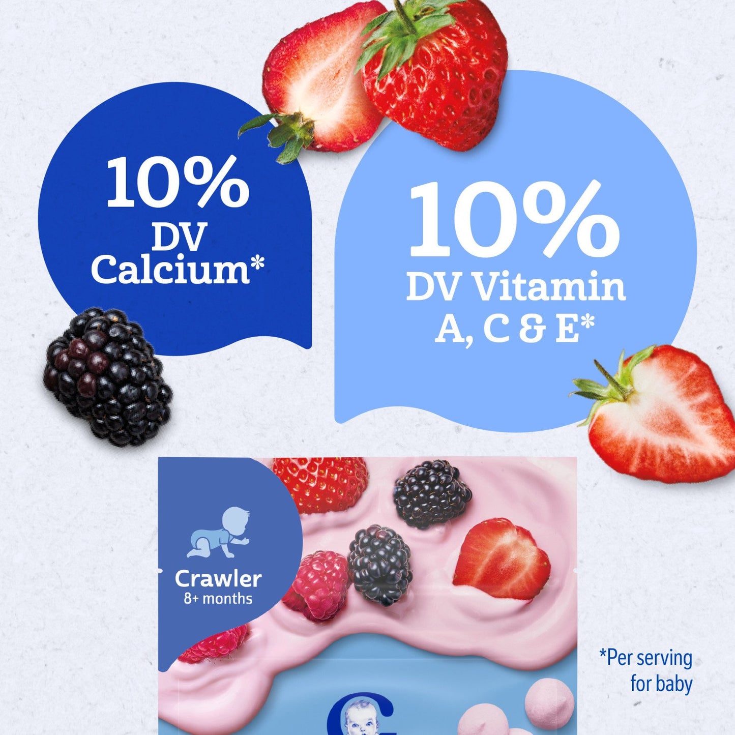 Gerber Snacks for Baby Yogurt Melts - Mixed Berries