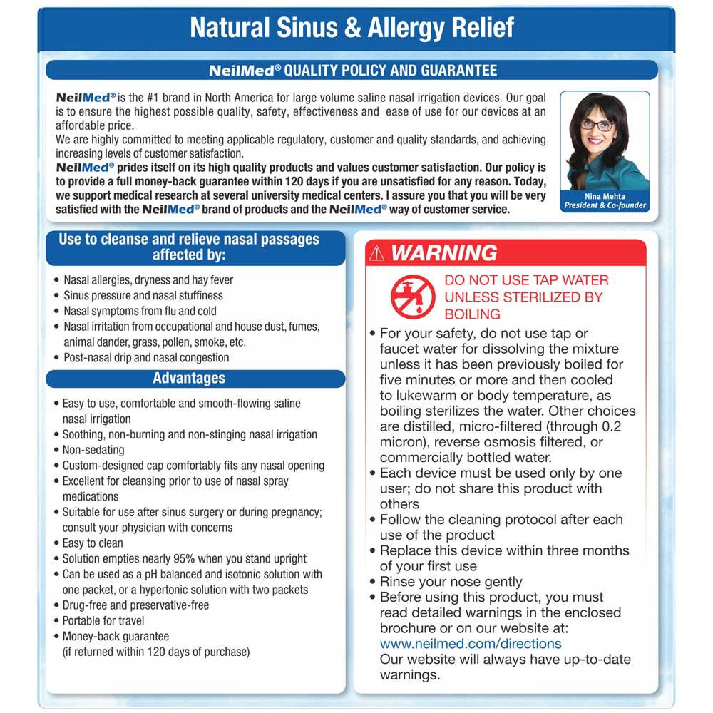 NeilMed Original Sinus Rinse Complete Kit