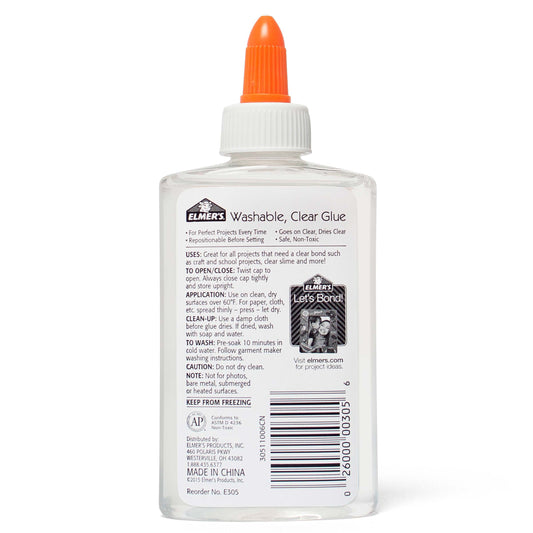 Elmer's Washable School Glue -Clear