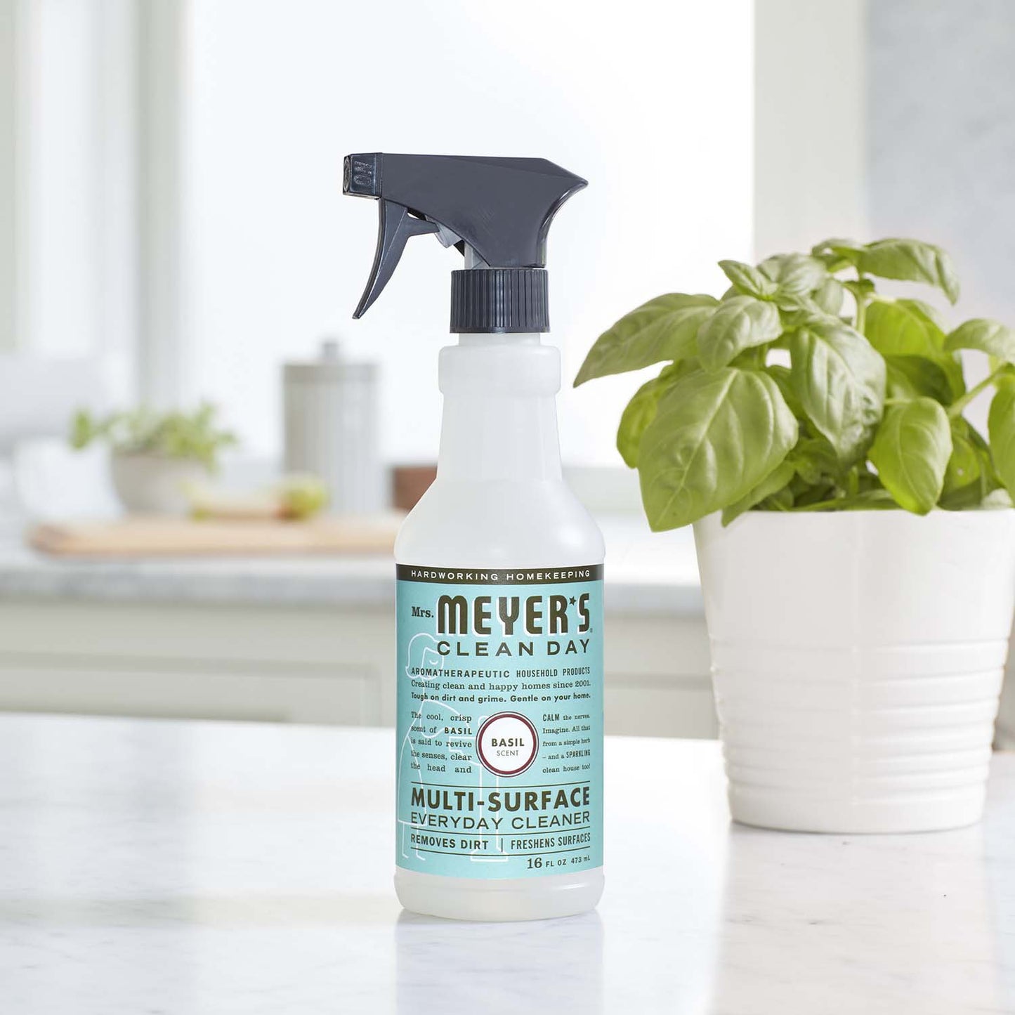 Mrs. Meyer's Clean Day Basil Scent Multi Surface Cleaner Spray