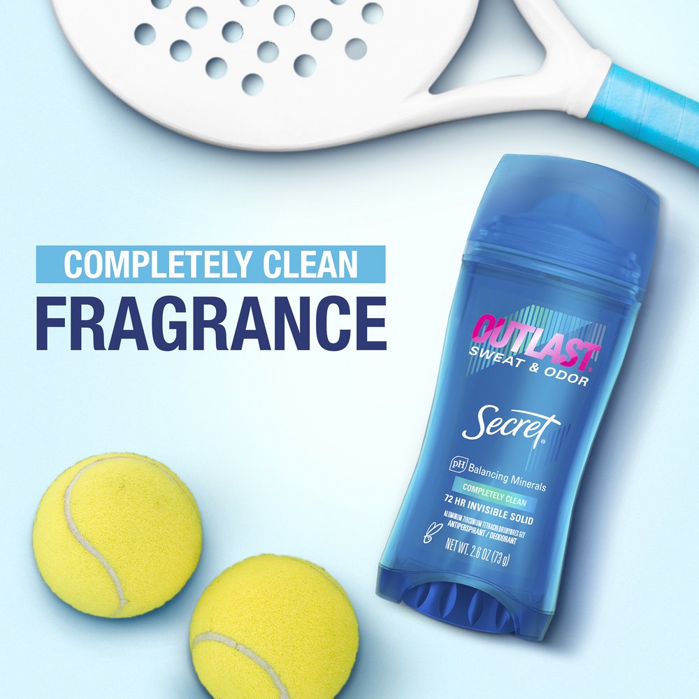 Secret Outlast 72 Hr Invisible Solid Antiperspirant Deodorant - Clean