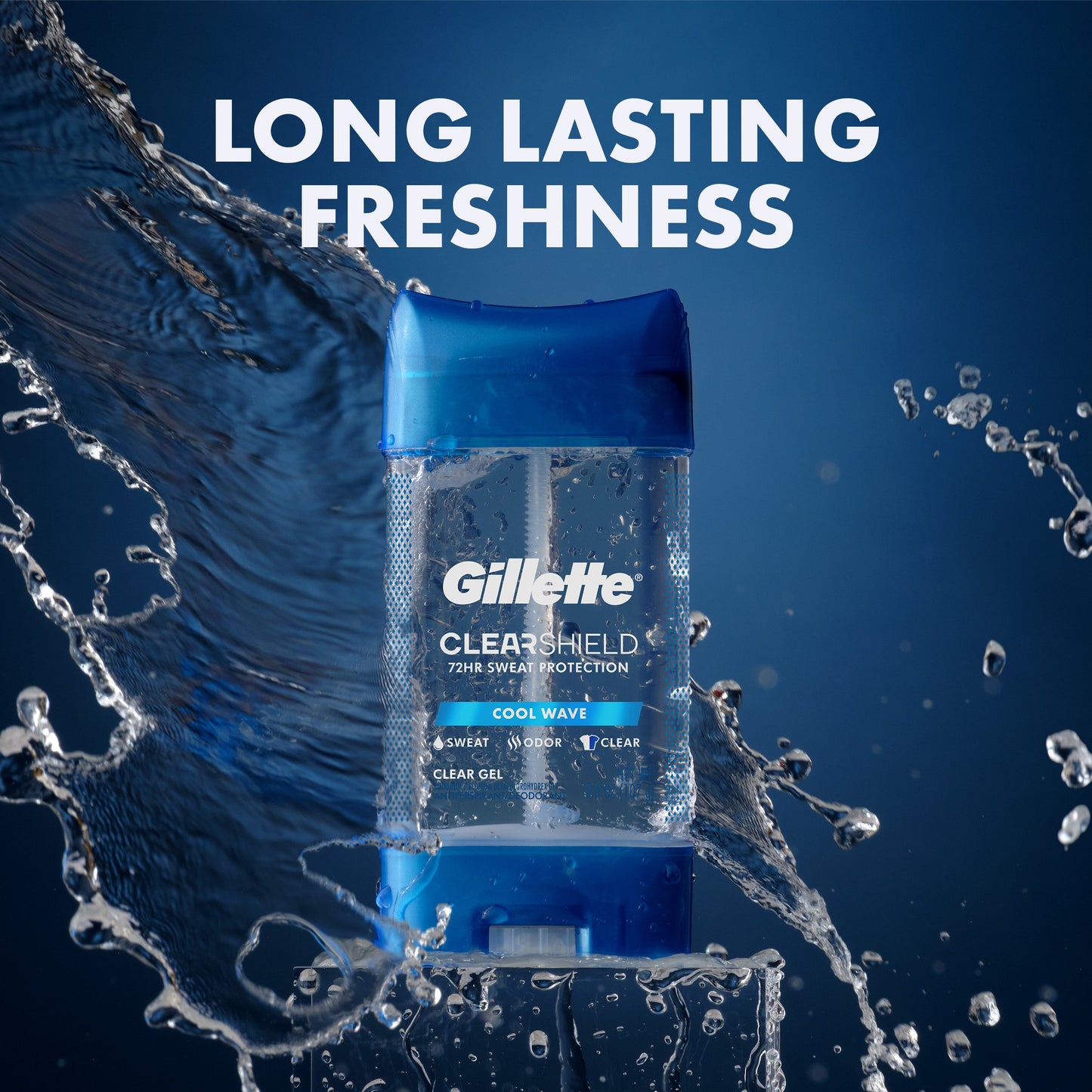 Gillette Clear Shield Gel Antiperspirant Deodorant - Cool Wave