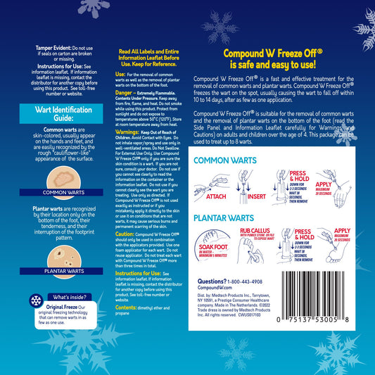 Compound W Freeze Off Wart Remover