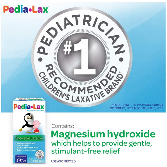 Pedia-Lax Laxative Chewable Tablets - Watermelon