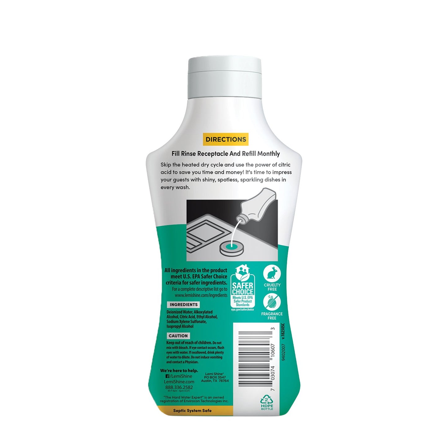 Lemi Shine Shine + Dry Rinse, Shiny Dishes
