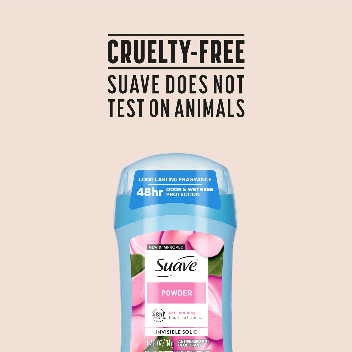 Suave  Antiperspirant Deodorant For Women, Invisible 48hr Protection - Powder
