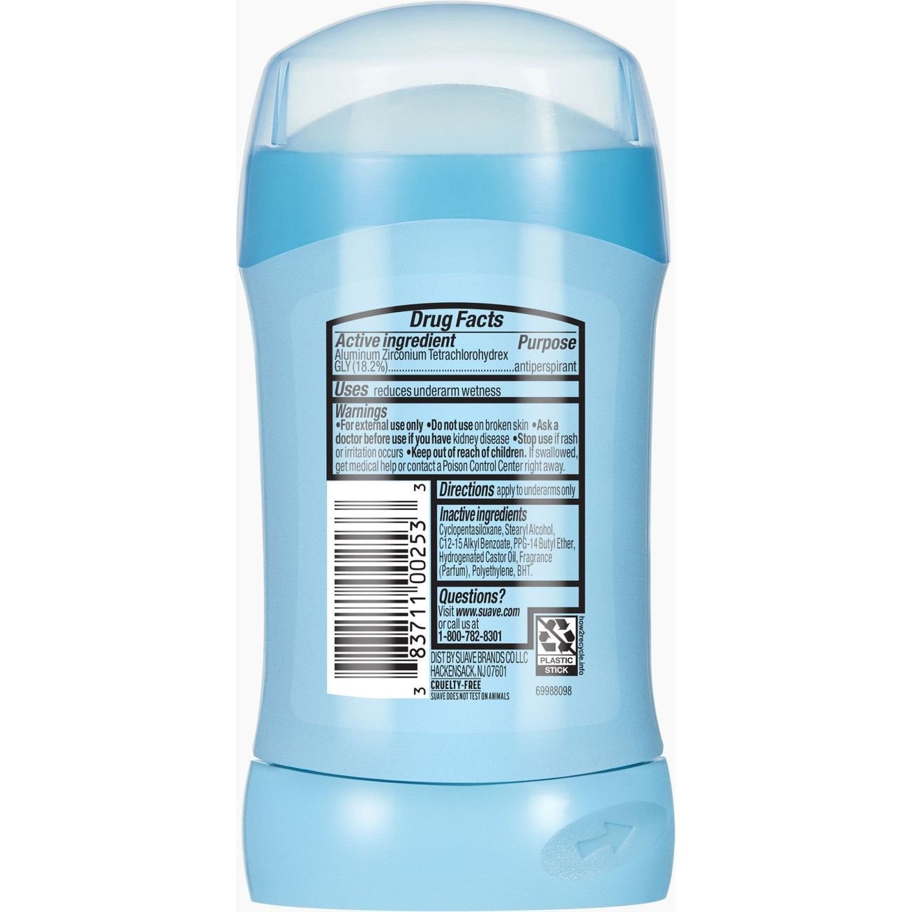Suave  Antiperspirant Deodorant For Women, Invisible 48hr Protection - Powder