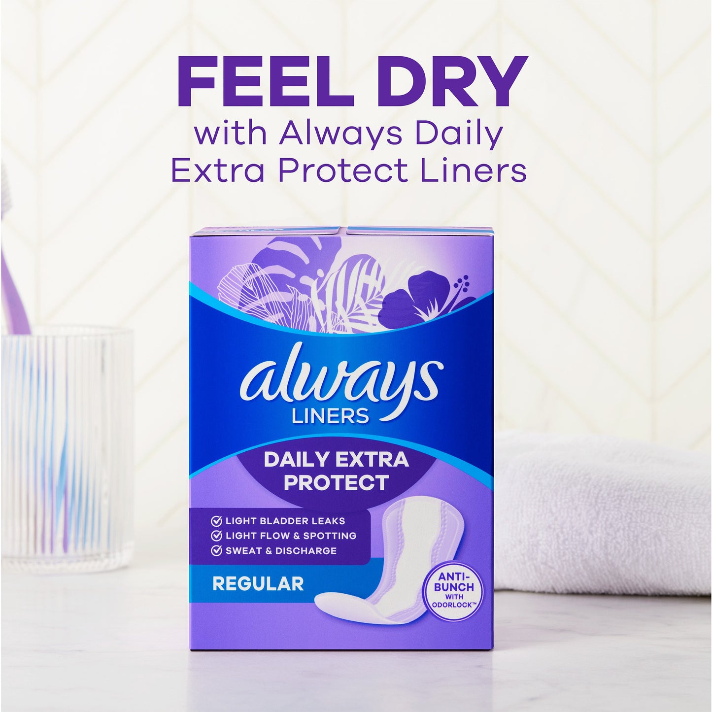 Always Anti-Bunch Extra Protection Liners - Extra Long
