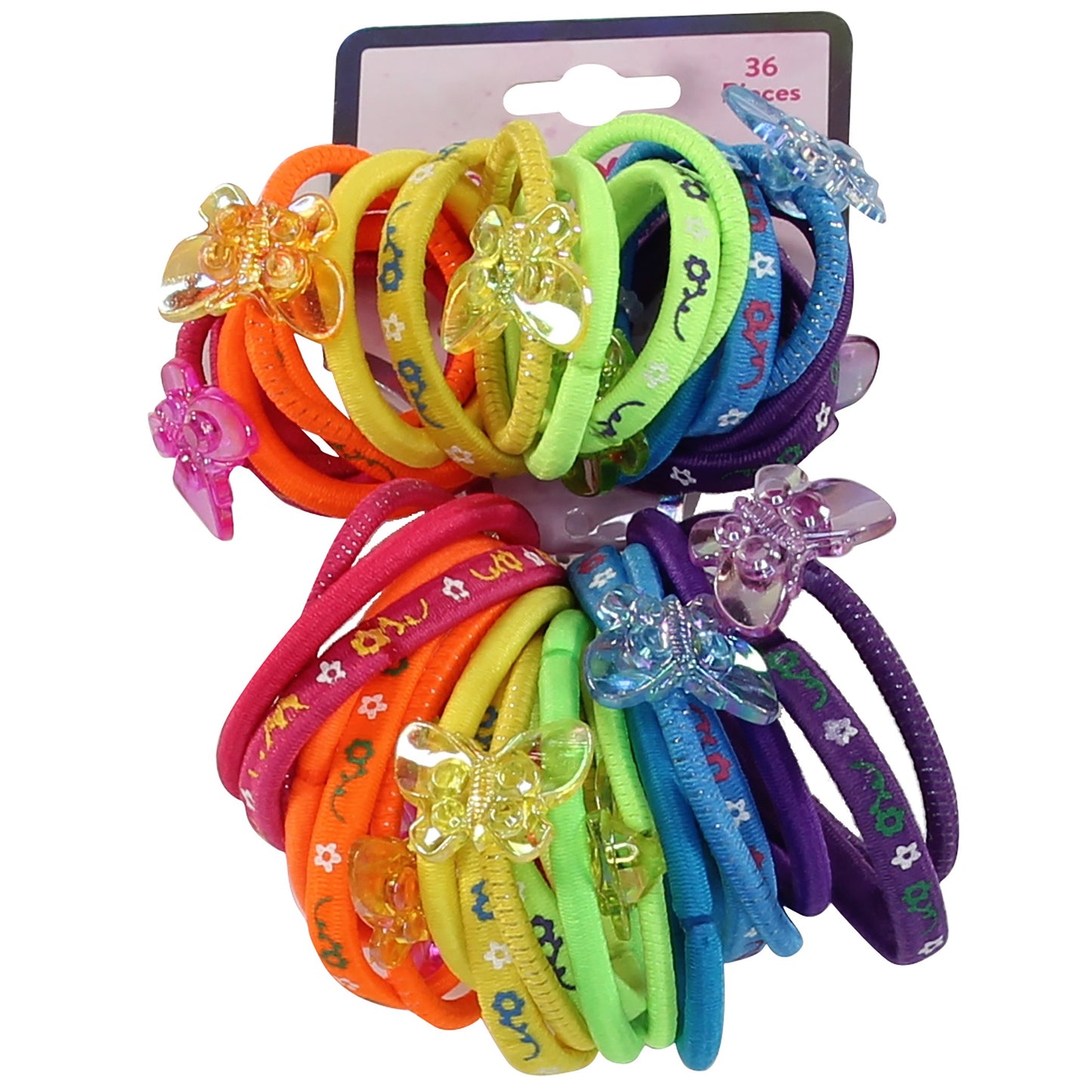 Trend Zone Butterfly Charm Elastic Pony Tail Holder