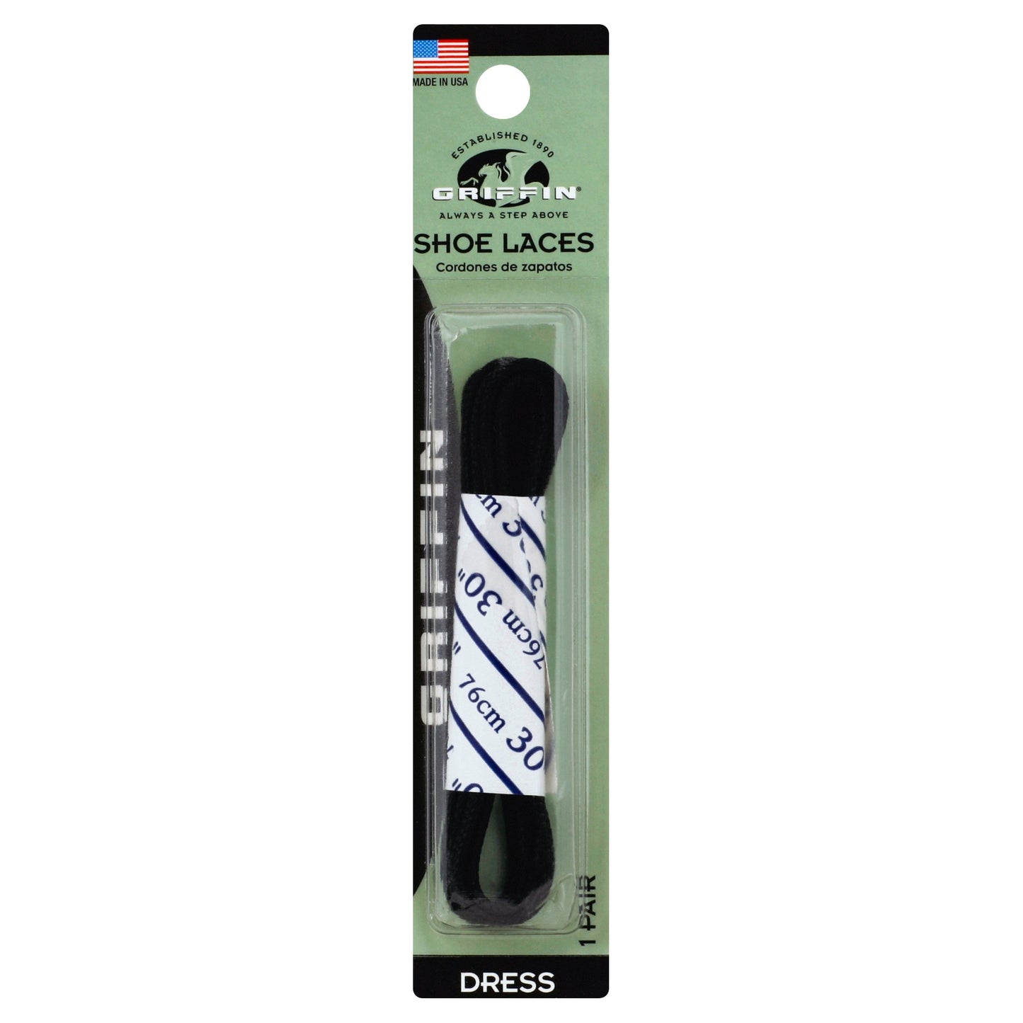 Griffin Dress Shoe Laces - Black