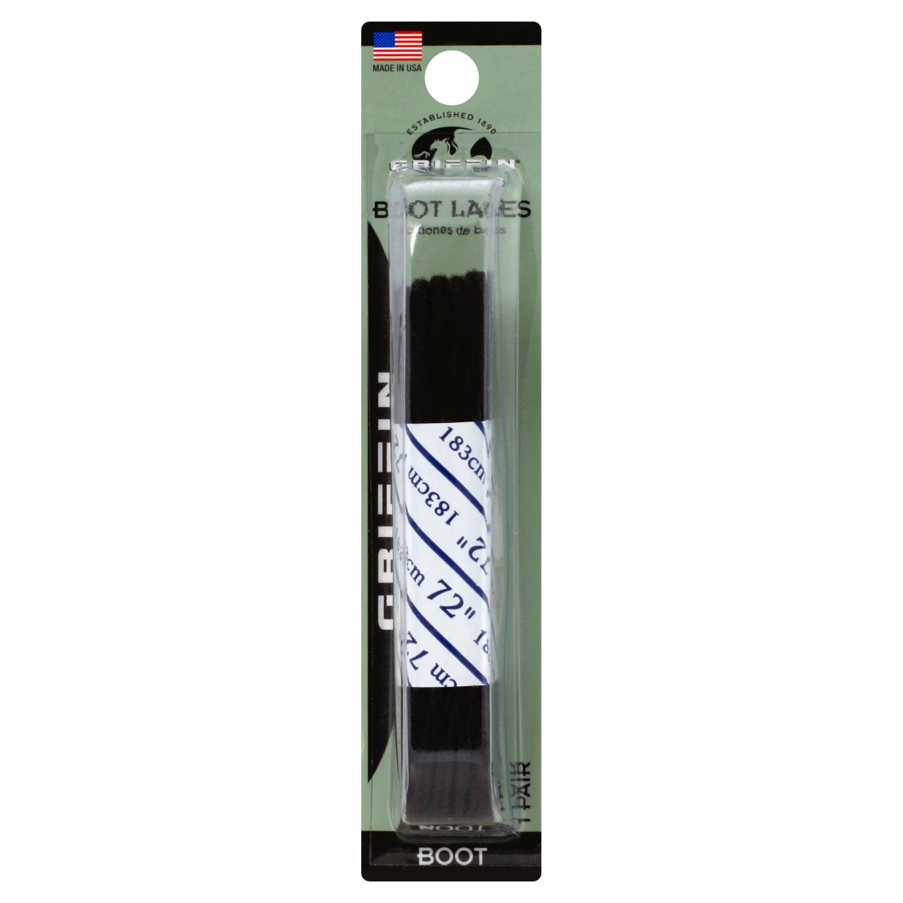 Griffin Boot Shoe Laces - Black