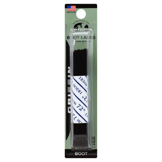 Griffin Boot Shoe Laces - Black