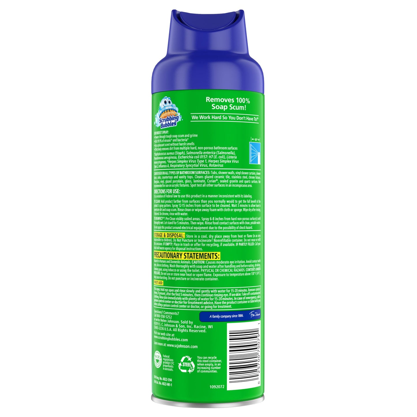 Scrubbing Bubbles Mega Shower Foamer Bathroom Cleaner
