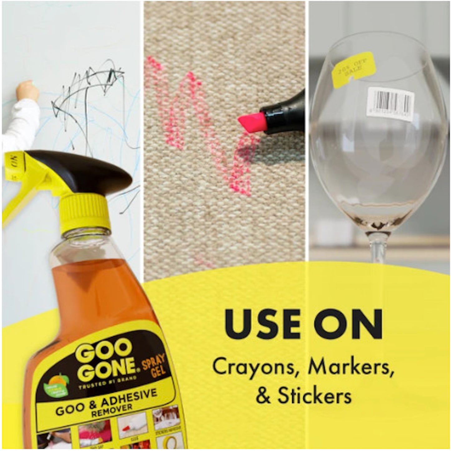 Goo Gone Goo & Adhesive Remover Spray Gel