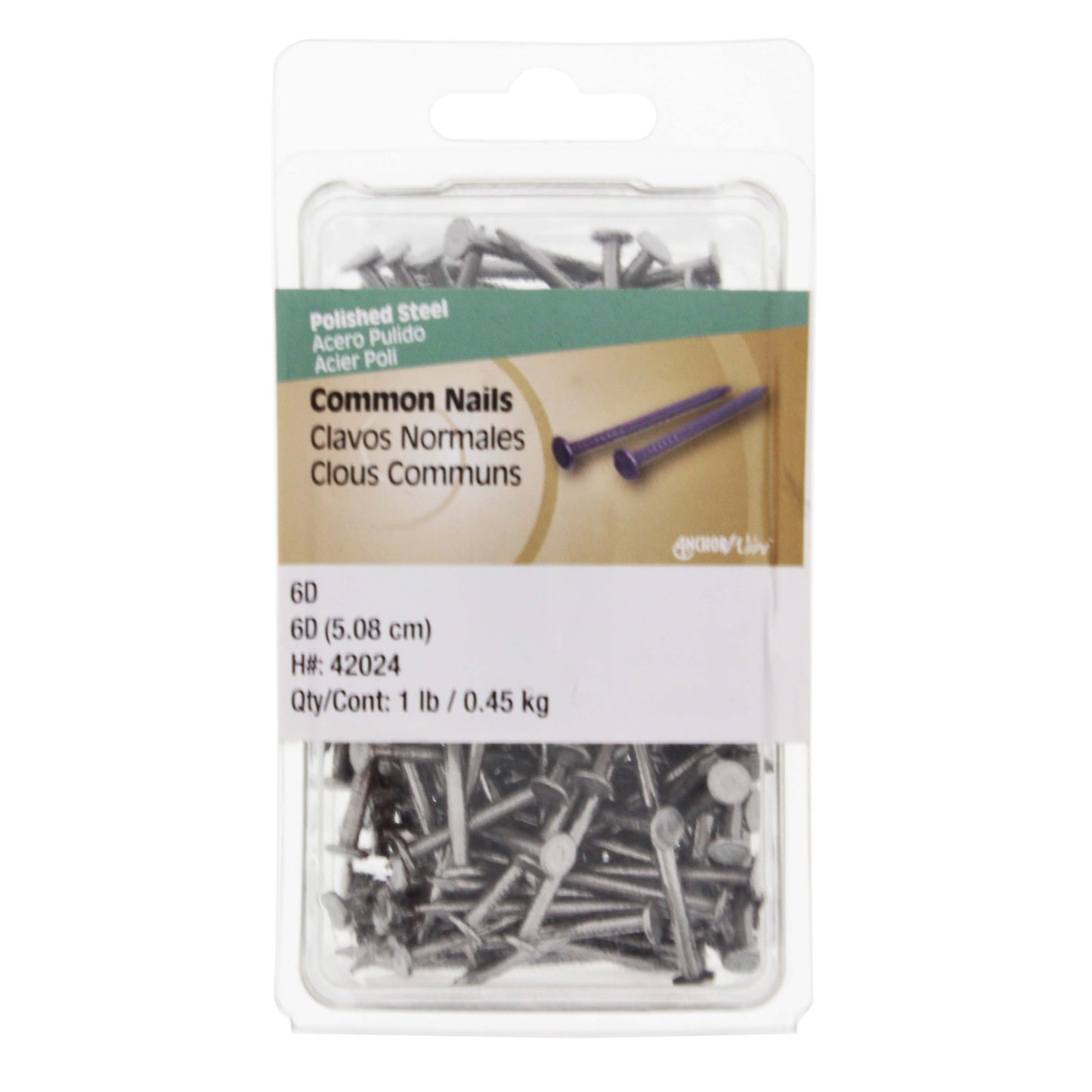 The Hillman Group 6D Polished Common Nails