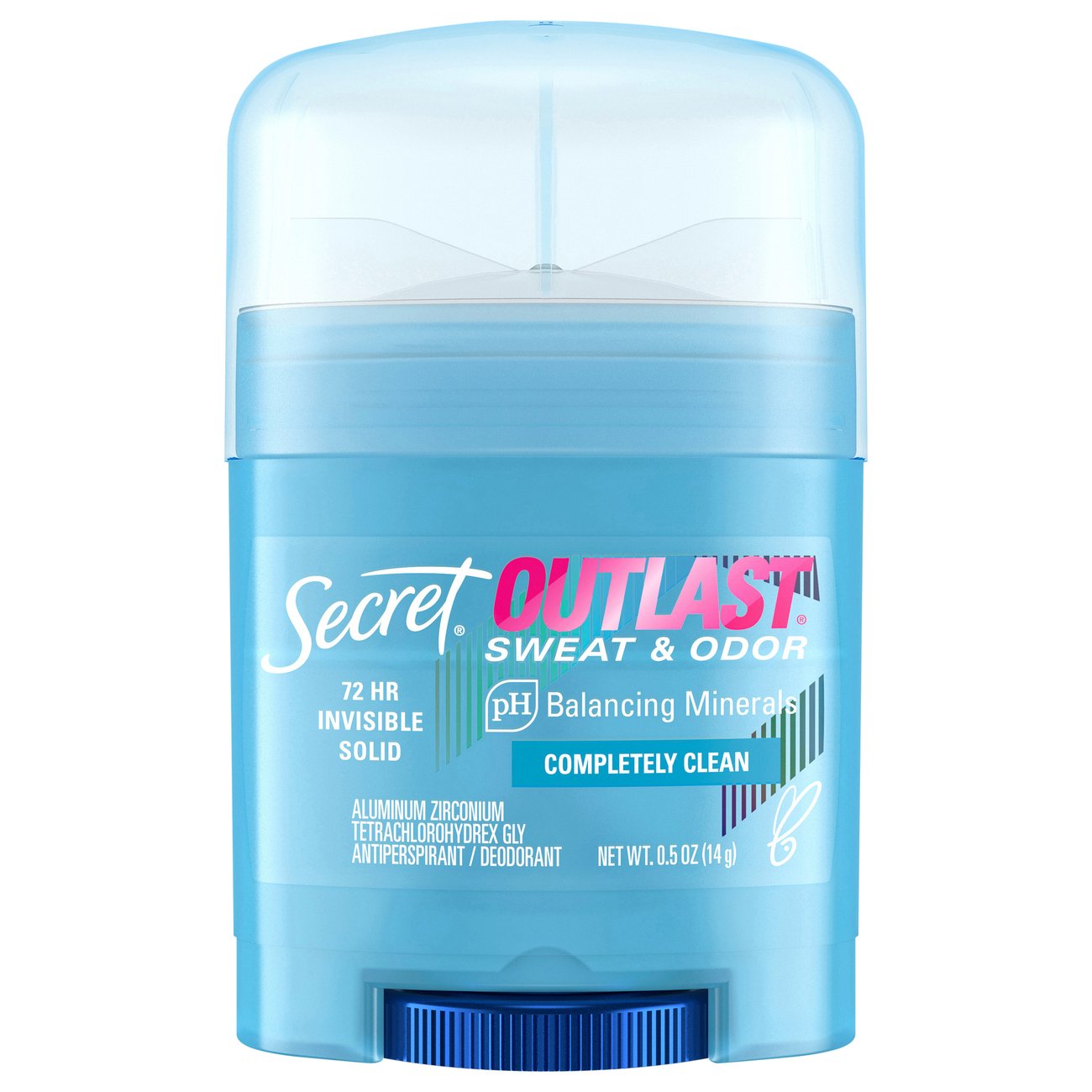 Secret Travel Size Outlast Antiperspirant & Deodorant Invisible Solid - Completely Clean