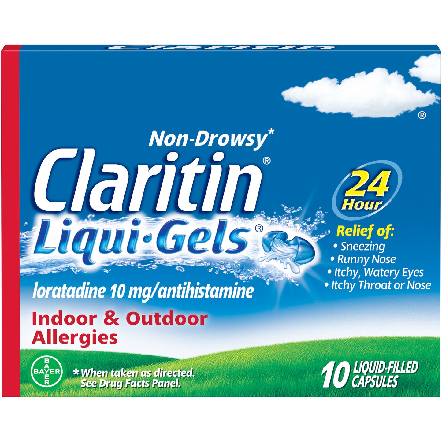 Claritin Liqui-Gels 24 Hour Allergy Relief Capsules