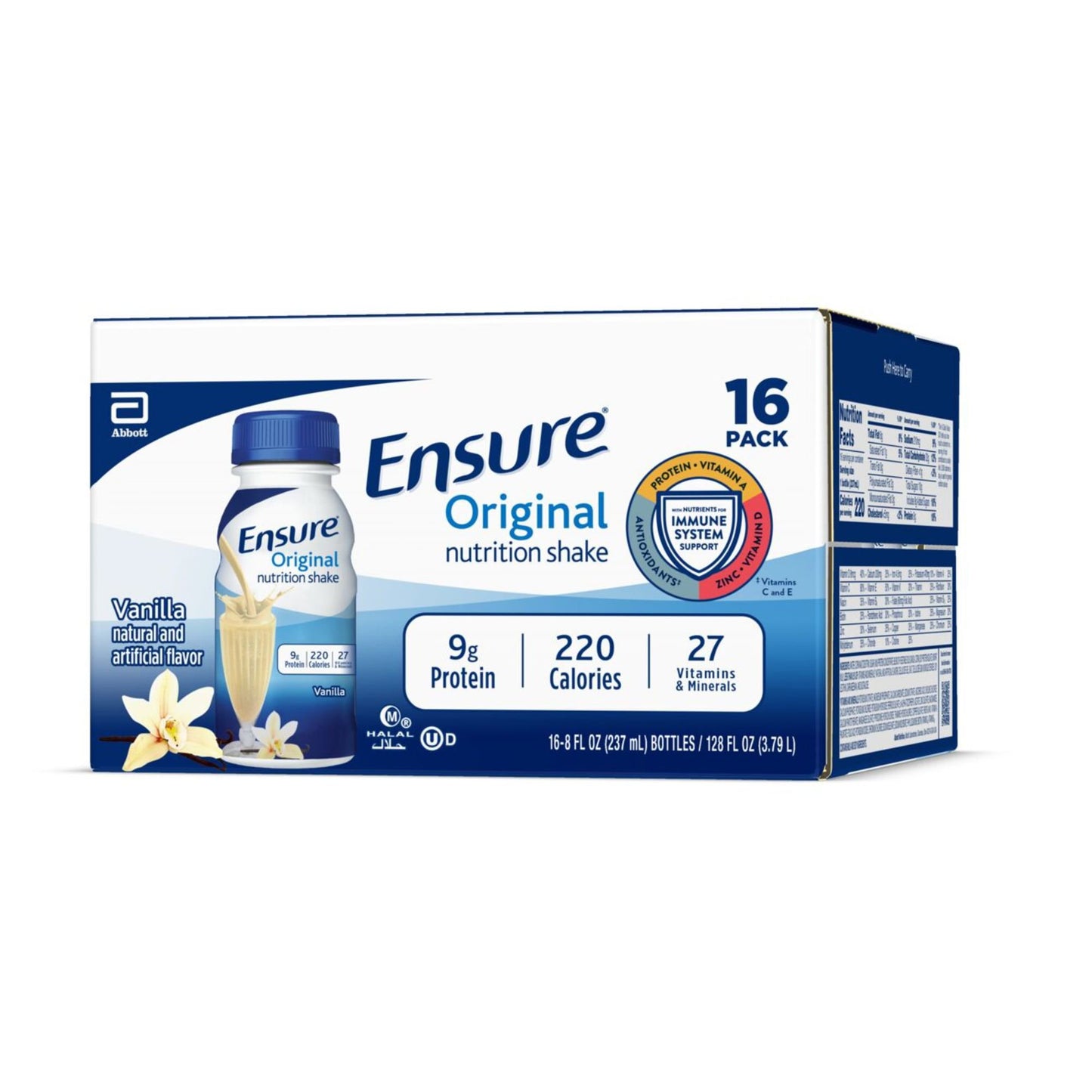 Ensure Original Nutrition Shakes 16 pk Bottles - Vanilla
