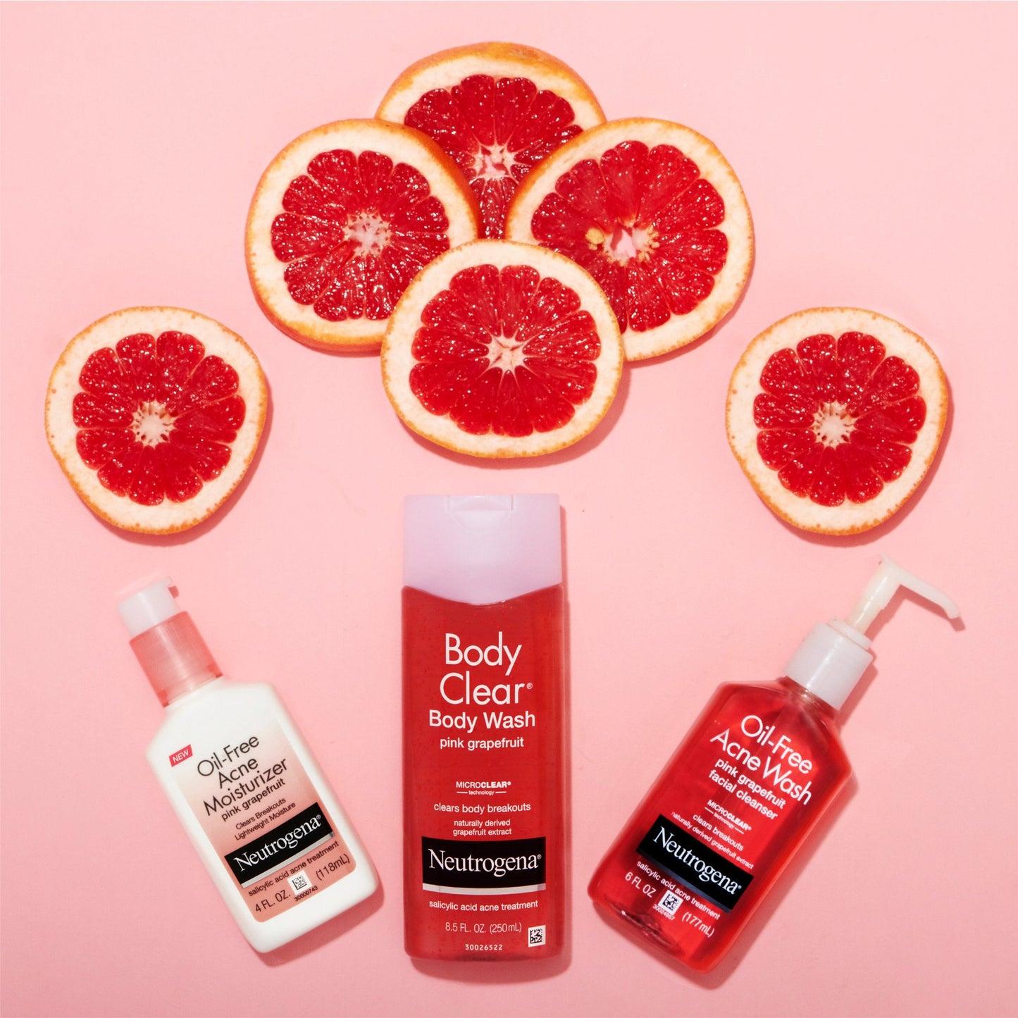 Neutrogena Body Clear Pink Grapefruit Acne-Fighting Body Wash