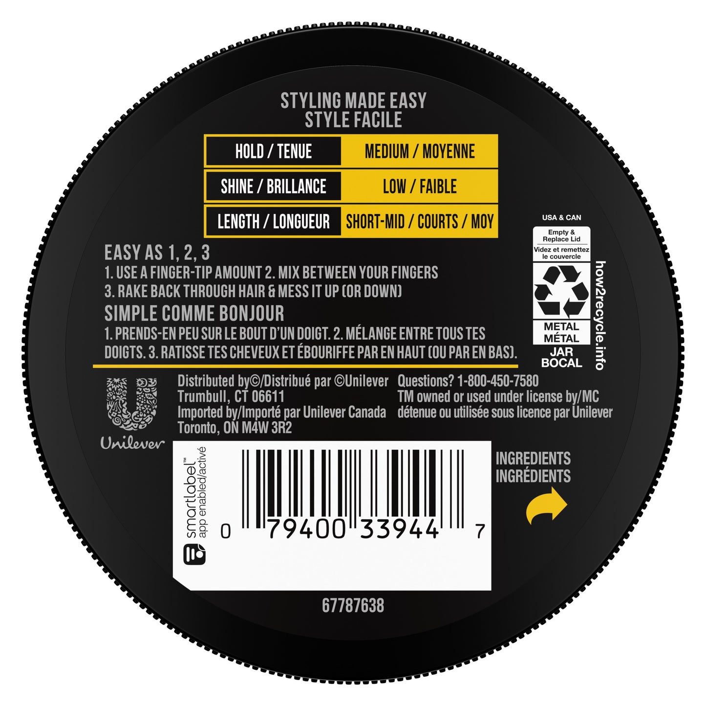 AXE Messy Look Hair Paste Flexible