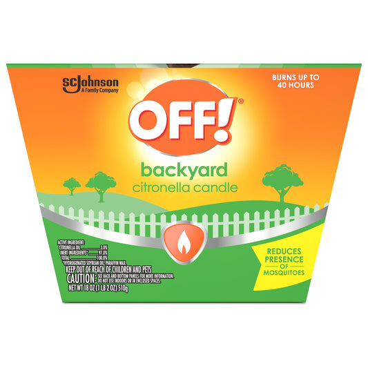 Off! Backyard Citronella Scented Candle