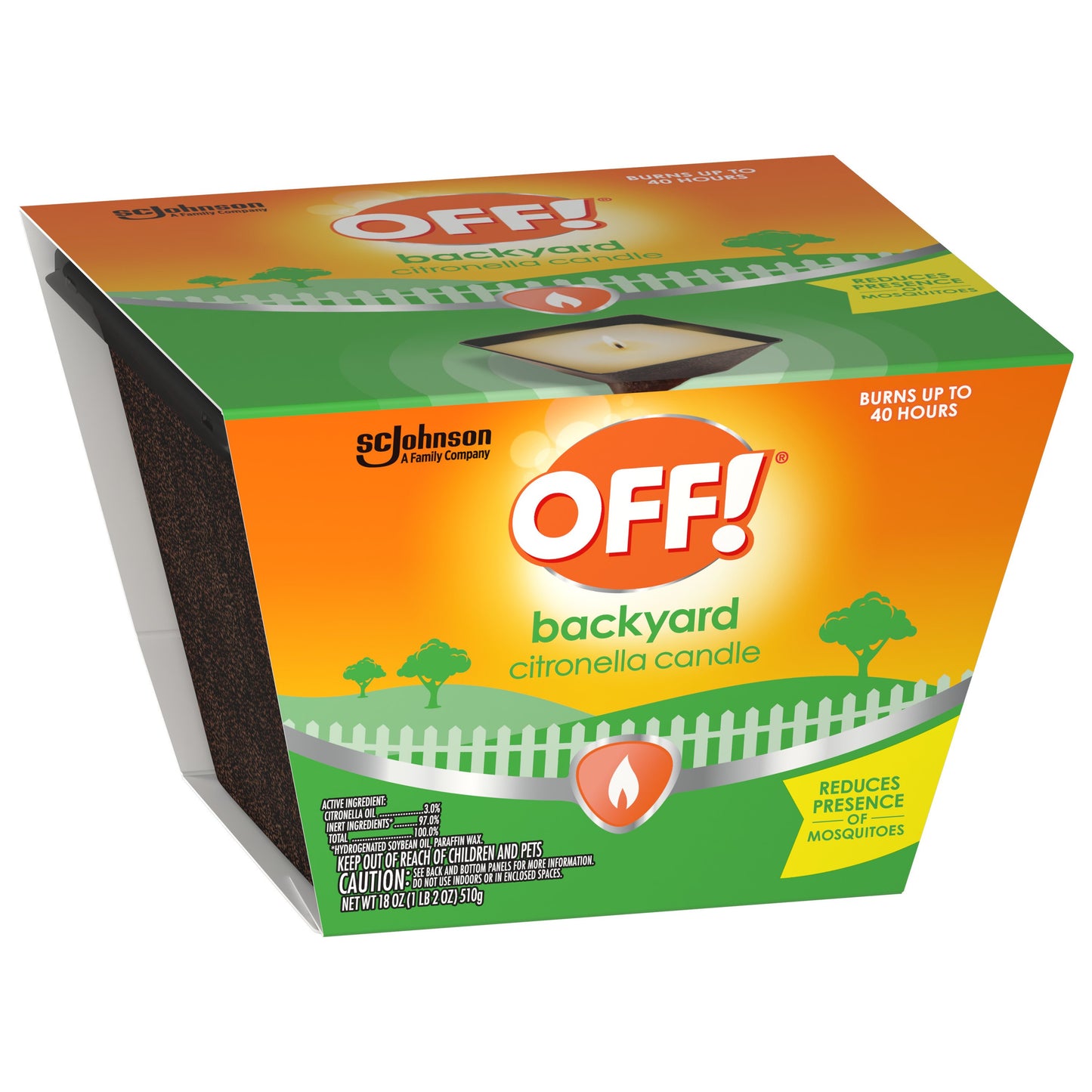 Off! Backyard Citronella Scented Candle