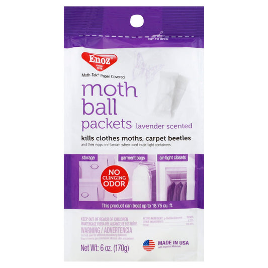 Enoz Lavender Scented Moth Ball Packets